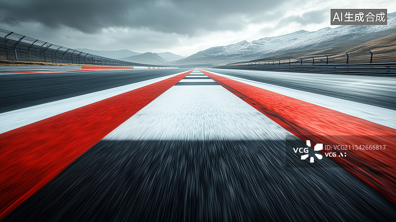 【AI数字艺术】赛车场公路赛道路面图片素材