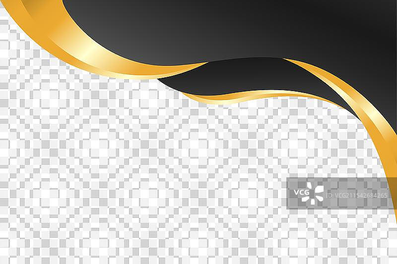 增强的黑色页眉和页脚边框图片素材