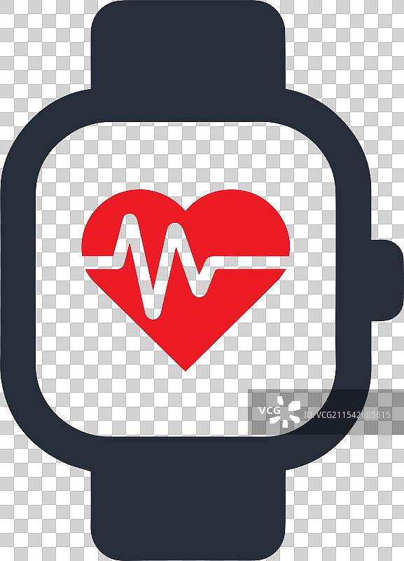 心脏健康智能手表图标图片素材