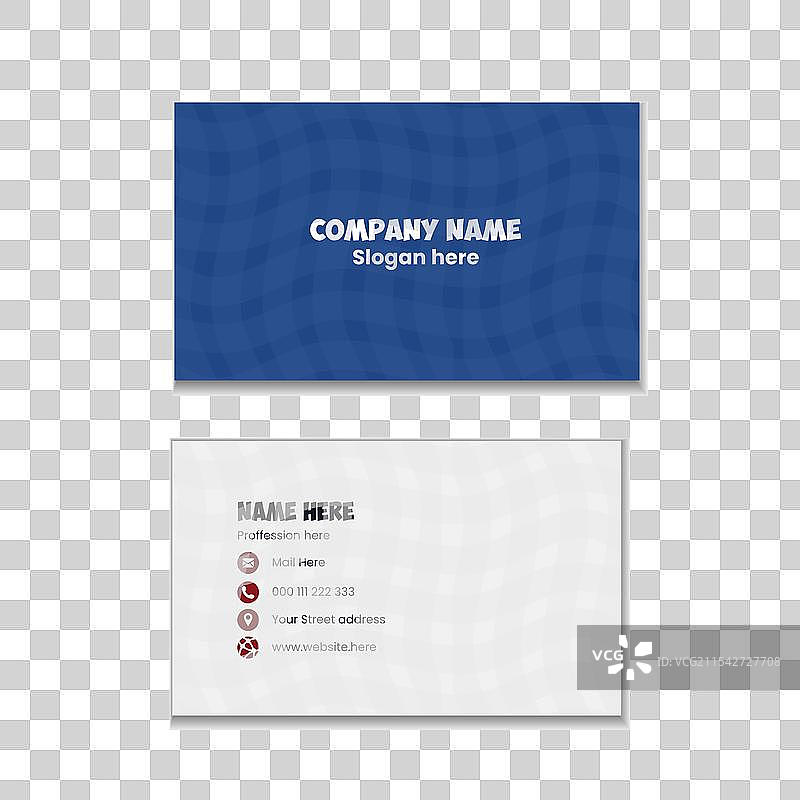 现代名片模板图片素材