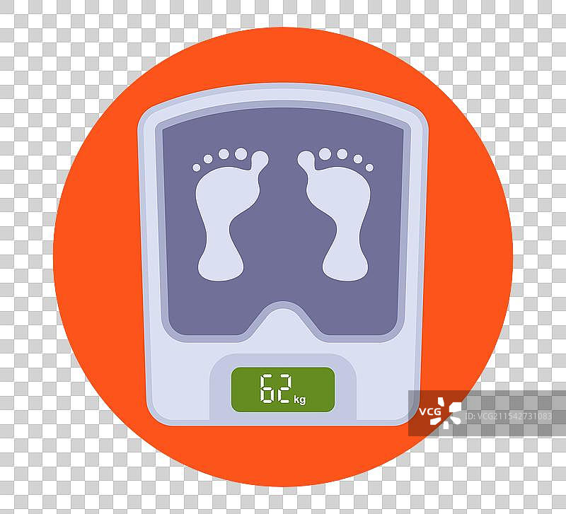 用于测量体重的地面秤图片素材