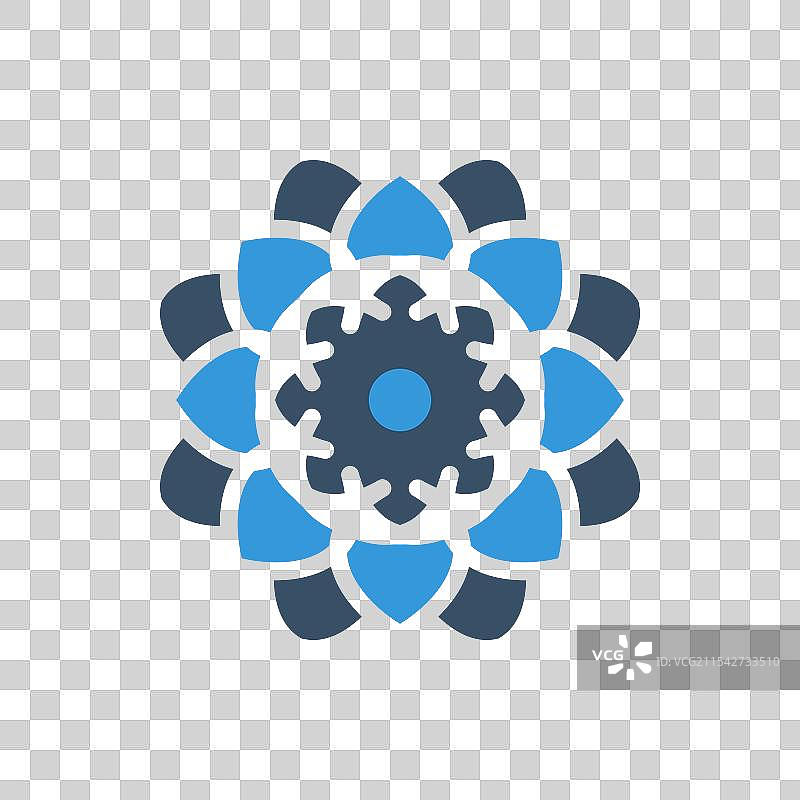 阿拉伯马赛克几何花卉装饰图片素材