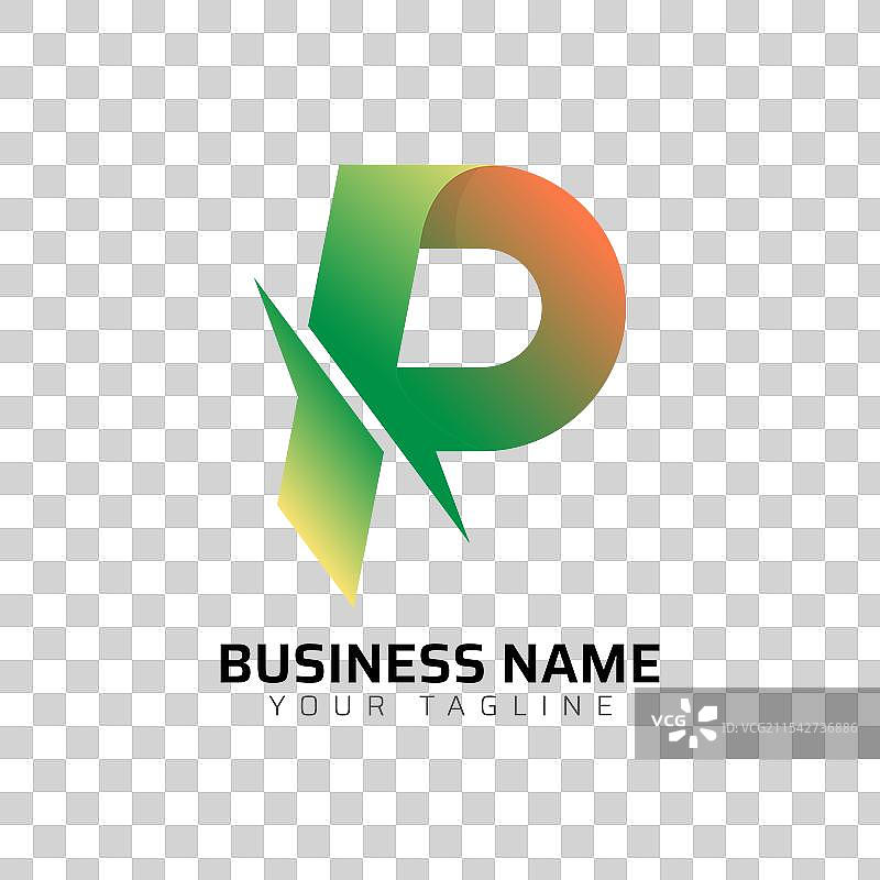 渐变色彩丰富的3D专业标志图片素材