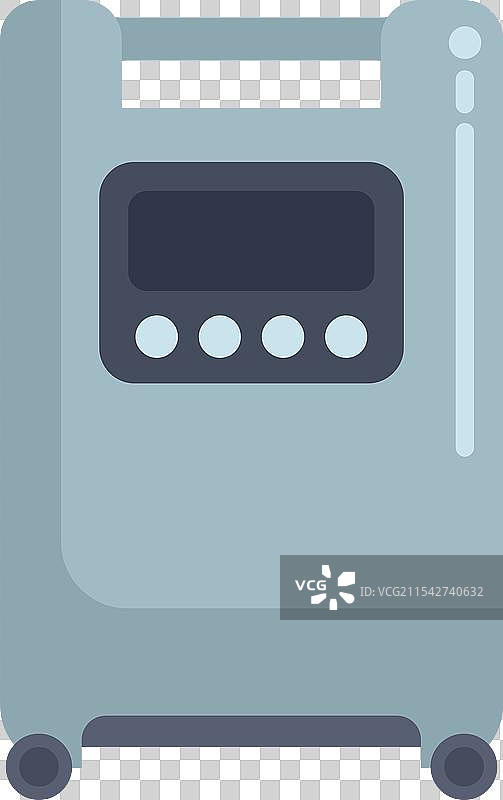 便携式氧气浓缩器提供呼吸支持图片素材