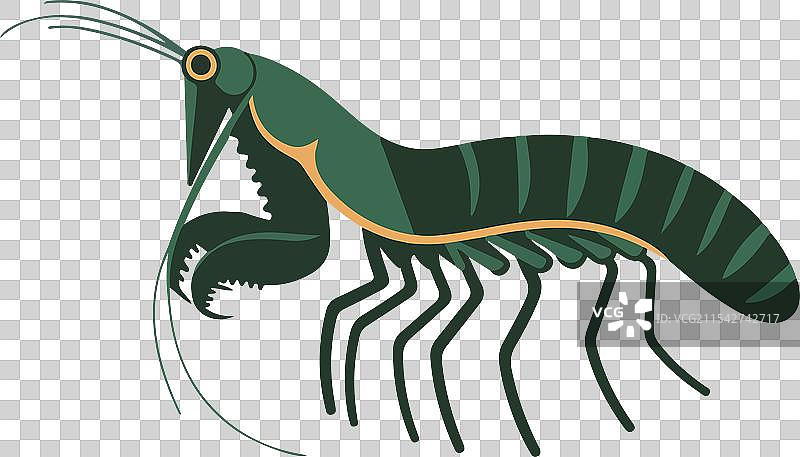 螳螂图标的剪影图像图片素材