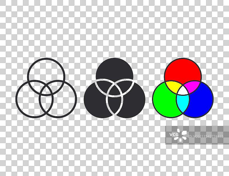 维恩图标图片素材