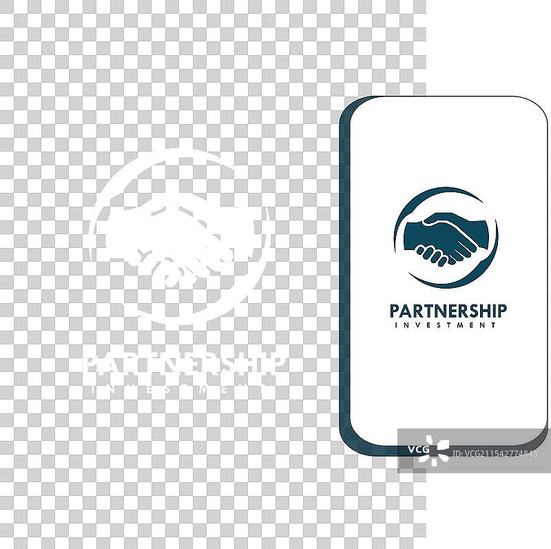 合作伙伴关系标志设计图片素材