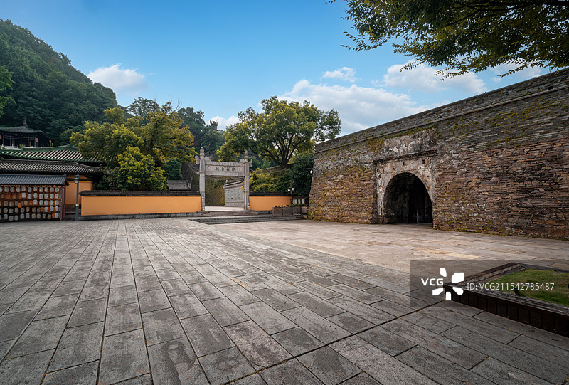 台州府城和龙兴寺图片素材