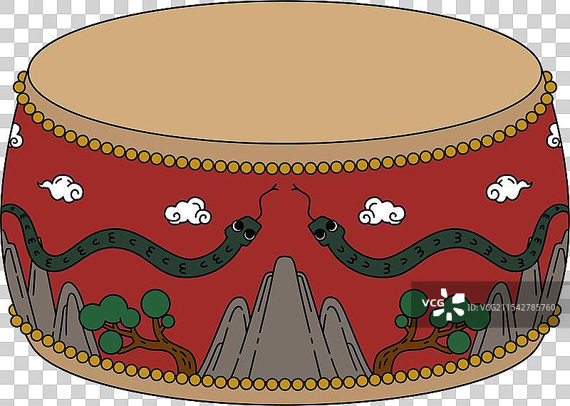 蛇年大鼓图片素材