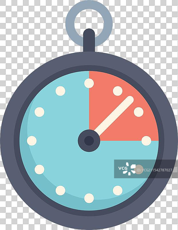 简单的秒表图标，显示时间流逝图片素材