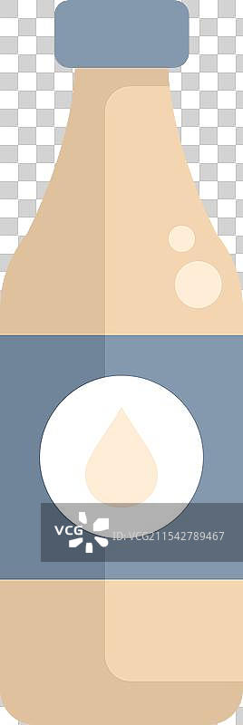 装有牛奶或植物基素食的玻璃瓶图片素材