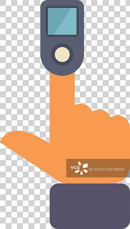 医生正在测量血氧饱和度水平图片素材