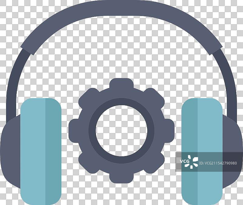 代表倾听技巧的耳机图片素材