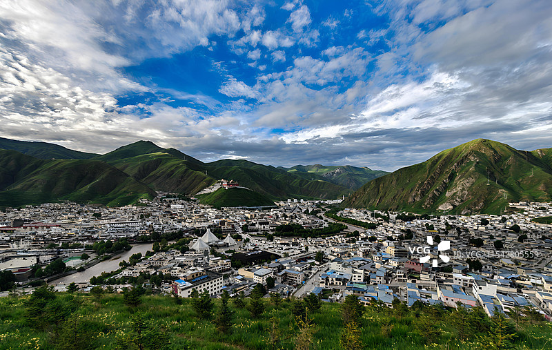 玉树市高视觉景观图片素材