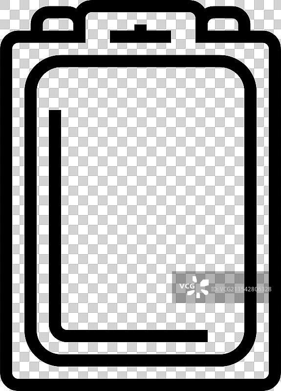 贝壳包装塑料包装线条图标图片素材