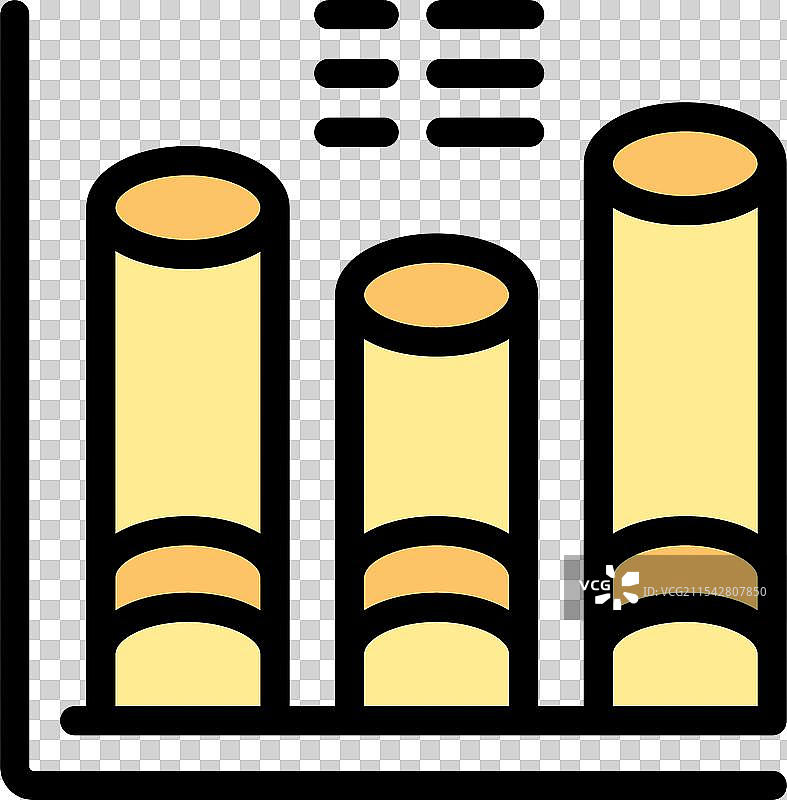 展示市场增长和商业的多彩图表图片素材
