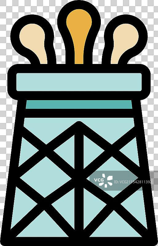 化工厂冷却塔释放烟雾图片素材