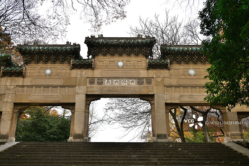 阵亡将士牌坊，钟山风景名胜区，南京图片素材