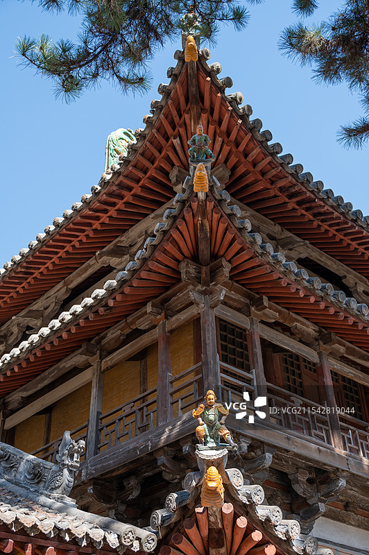 陵川县 西溪二仙庙 梳妆楼图片素材