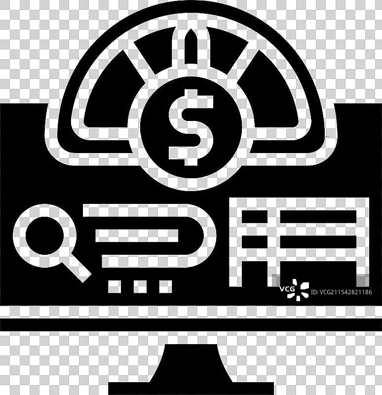 信用评分监测预算规划图标图片素材