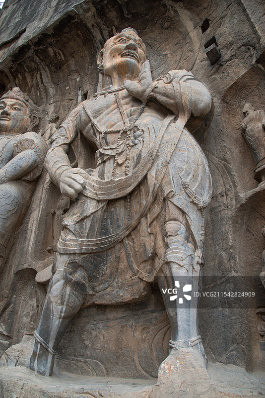 龙门石窟，是世界上造像最多、规模最大的石刻艺术宝库图片素材