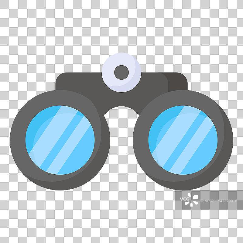 一种为每只眼睛配备镜头的光学仪器图片素材