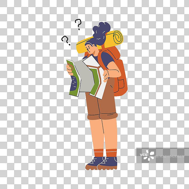 失落的女人与一把图片素材