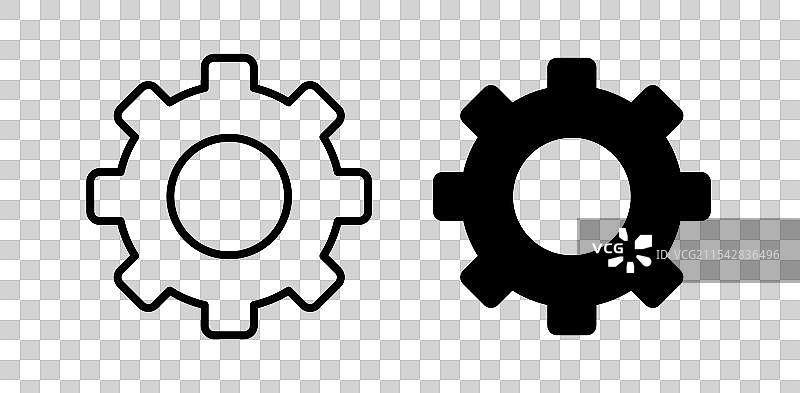 设置矢量图标集图片素材