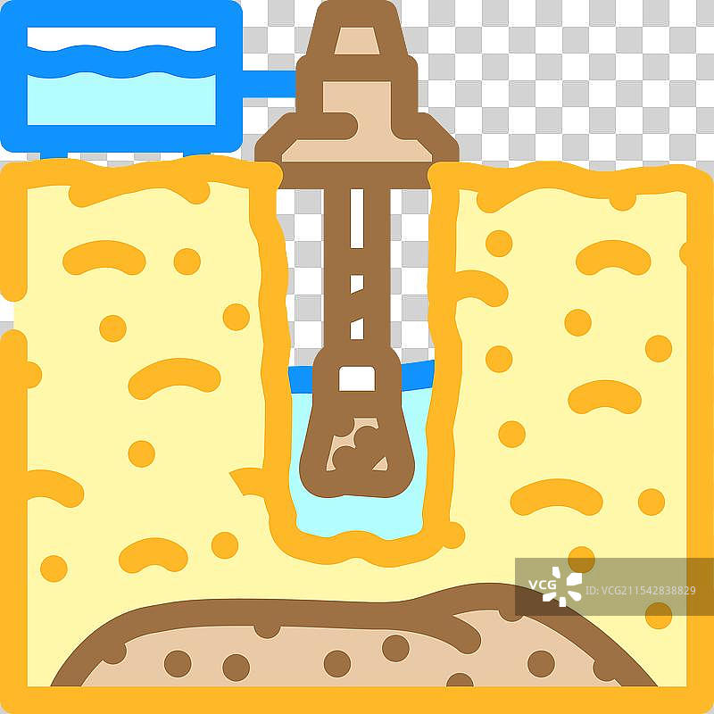 钻井液颜色图标图片素材