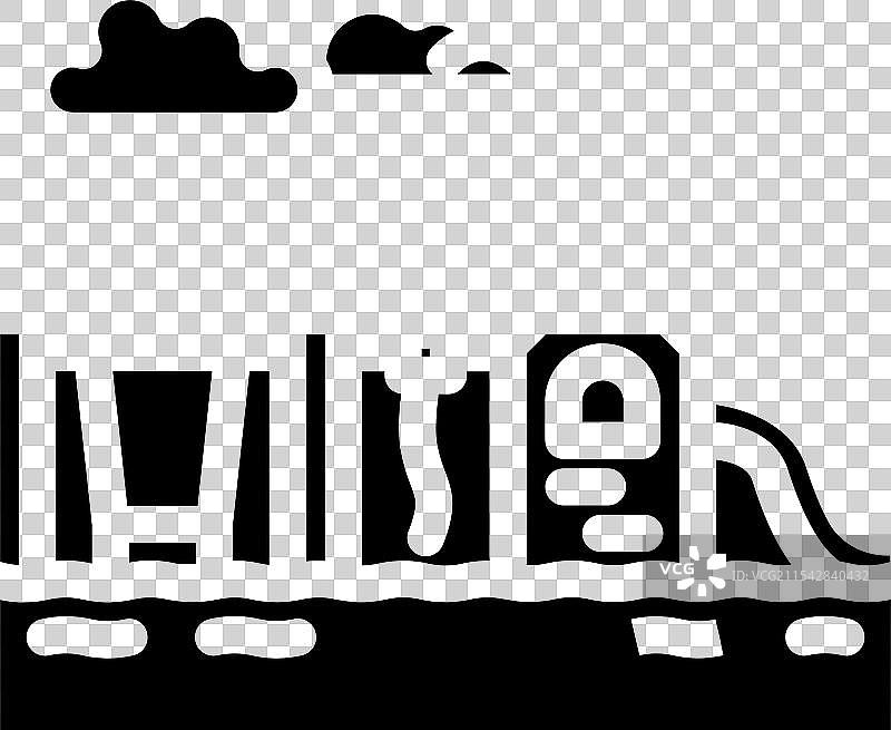 洪水公园灾难图标图片素材