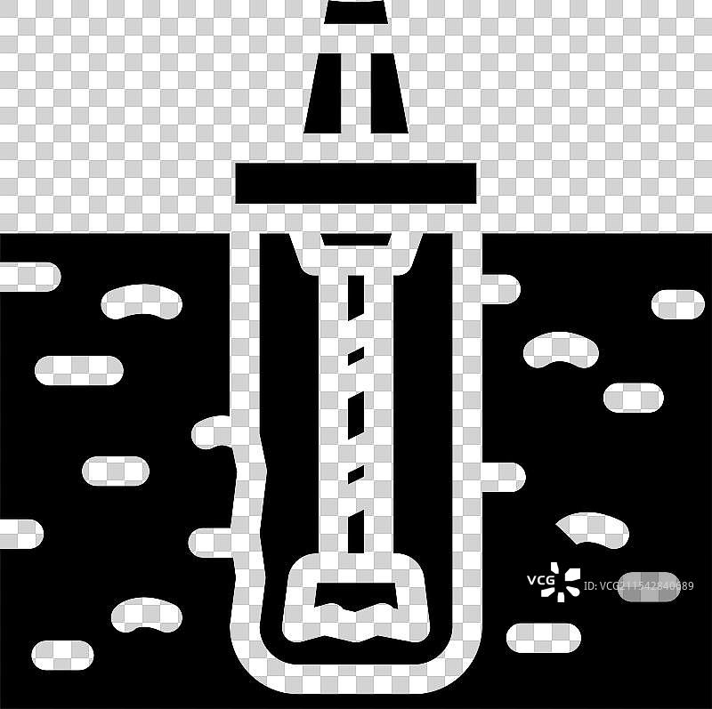 陆上钻探石油行业图标图片素材