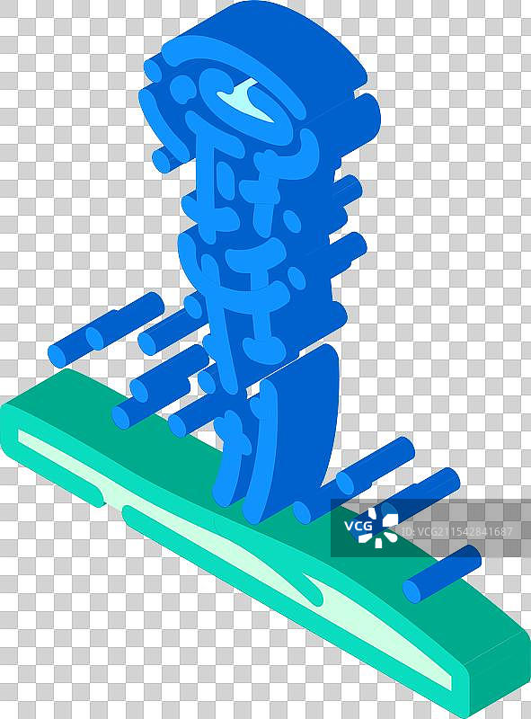 尘旋自然现象等距图标图片素材