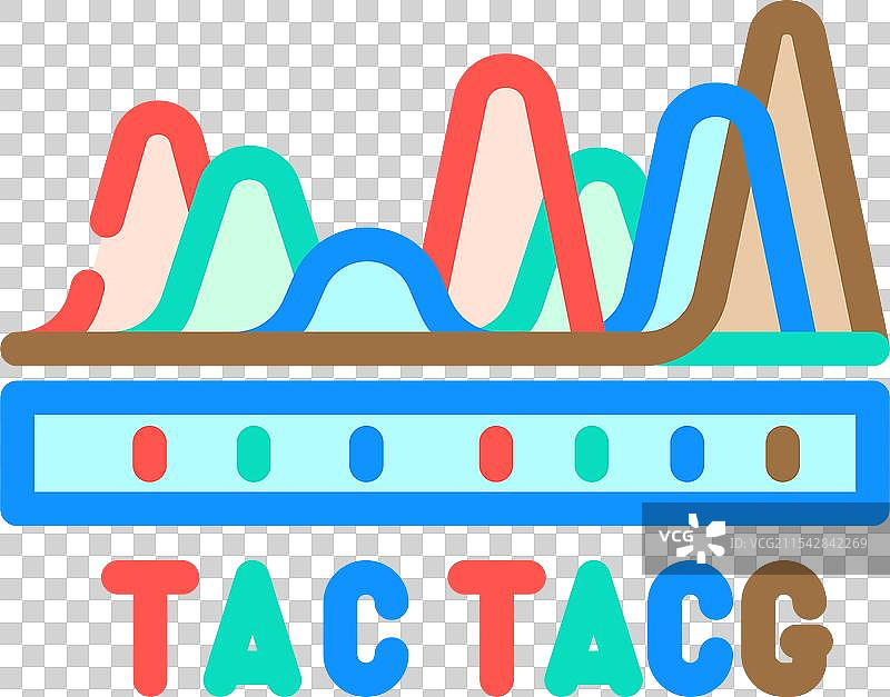 DNA测序彩色图标图片素材