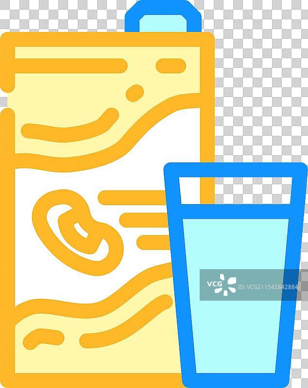 豆浆纸盒素食食品颜色图标图片素材