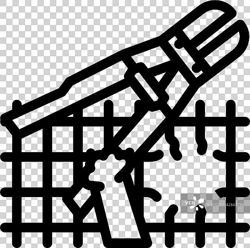 动物解放素食食品线条图标图片素材