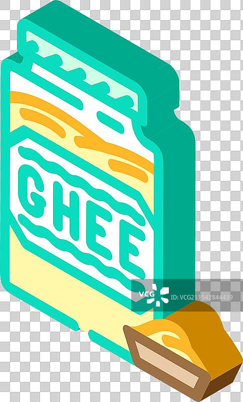 酥油阿育吠陀等距图标图片素材