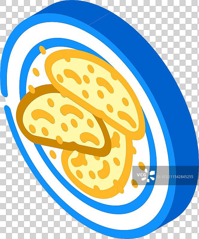 豆腐干素食食品等距图标图片素材