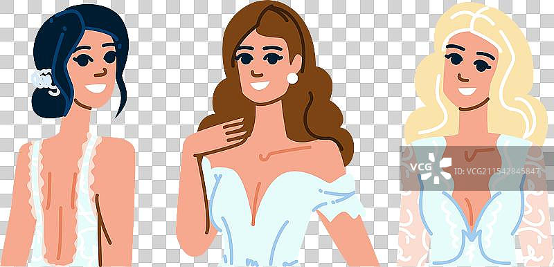 新娘化妆遮瑕膏图片素材