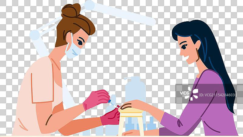 抛光美甲护理图片素材