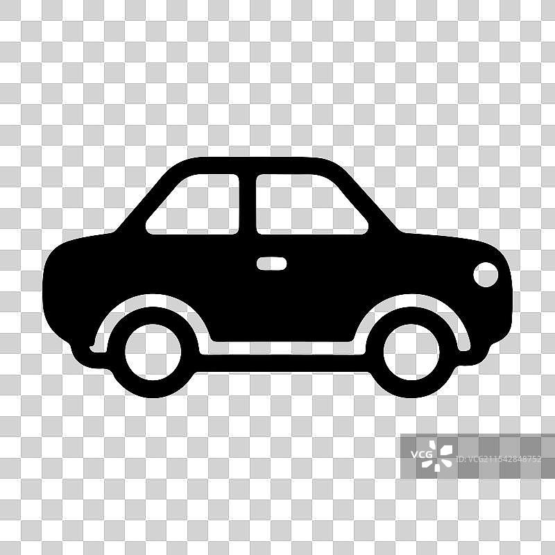 复古汽车剪影设计艺术图片素材