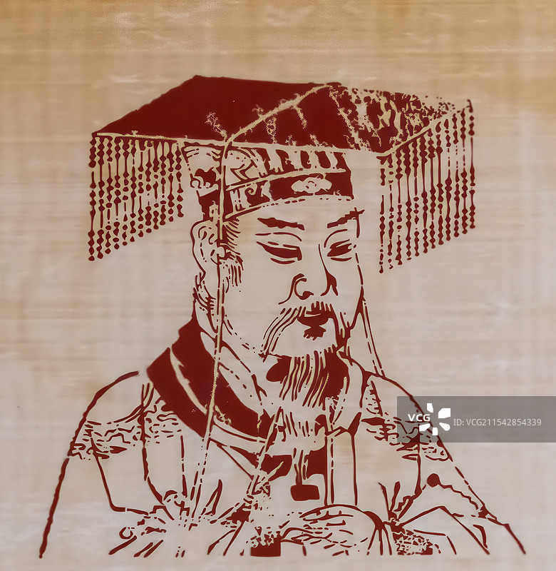 中医鼻祖，黄帝画像图片素材