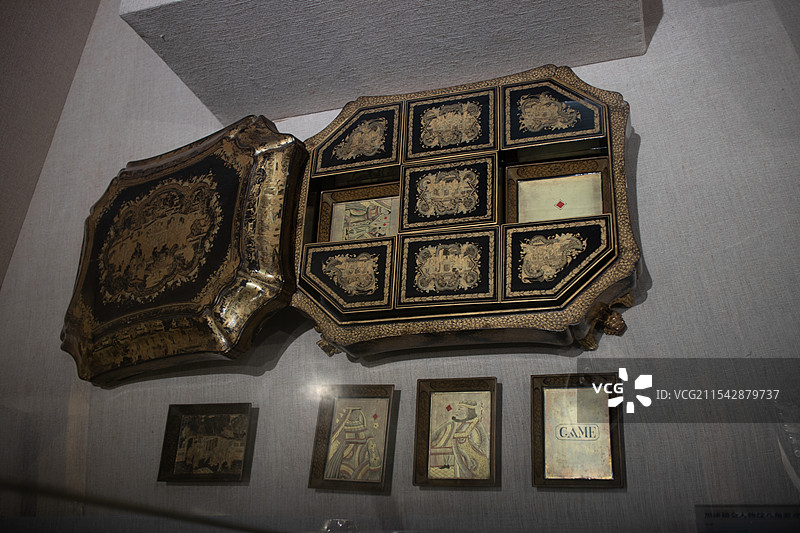 清代扑克艺术品图片素材