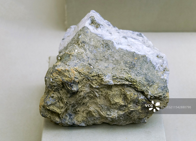 石英脉型金矿 烟台市招远产 山东省地质博物馆图片素材