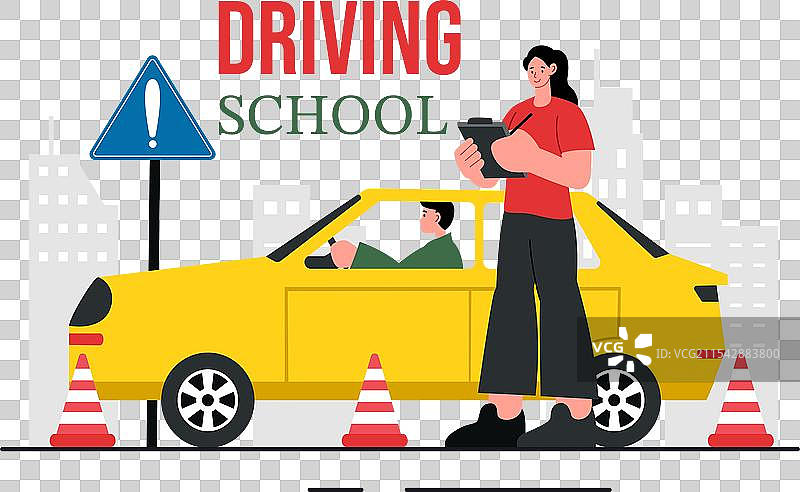 驾驶学校展示教育过程图片素材