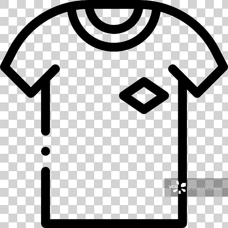 足球奖杯图标，细线风格设计图片素材