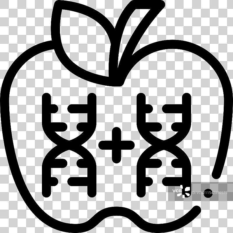 孤立的瘦线风格设计的侏儒图标图片素材