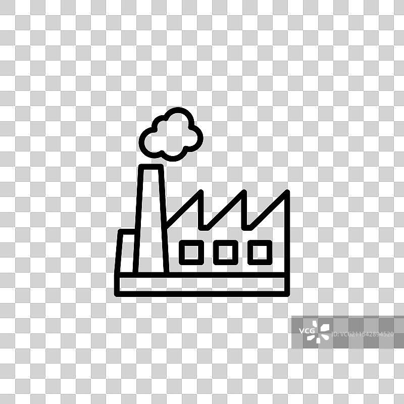 工厂矢量图标集图片素材