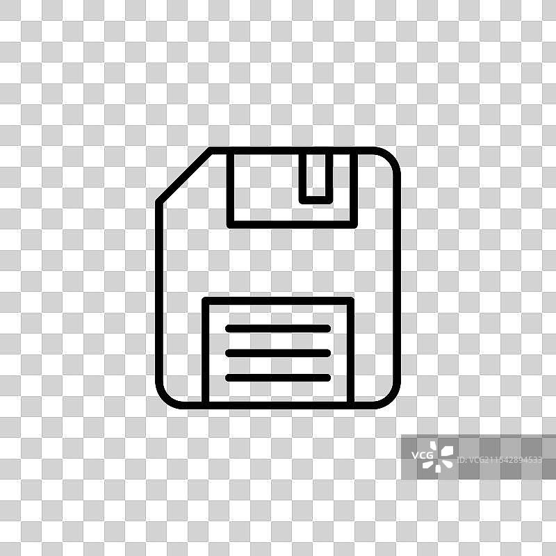 软盘矢量图标集图片素材