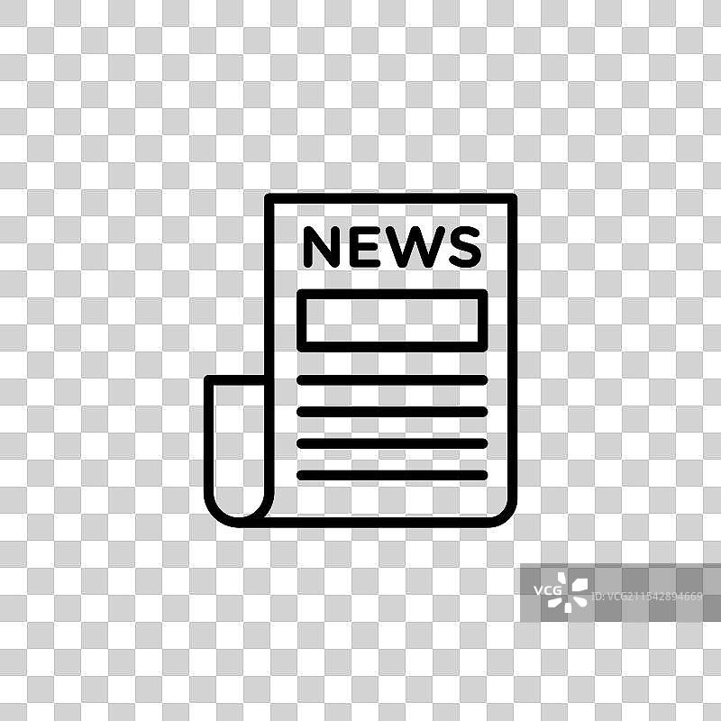 新闻矢量图标集图片素材