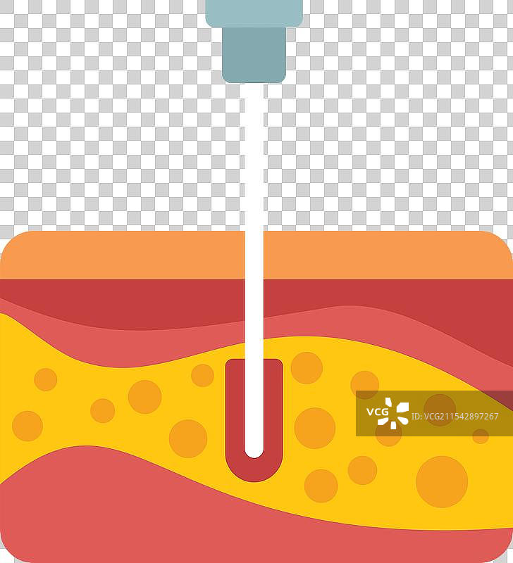 微针贴片将物质输送到血液中图片素材
